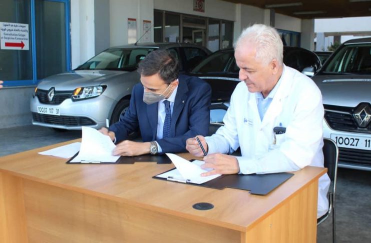COVID-19 - Renault Algérie Production apporte son aide à l'Hôpital d'Oran