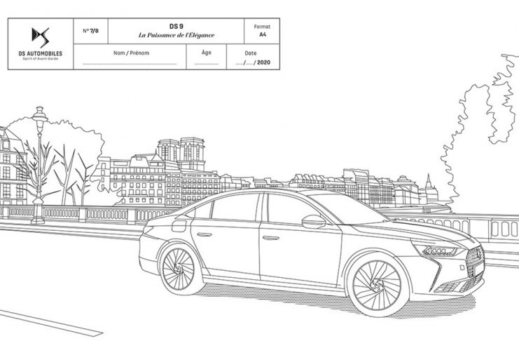 Confinement : DS Automobiles crée huit dessins à colorier
