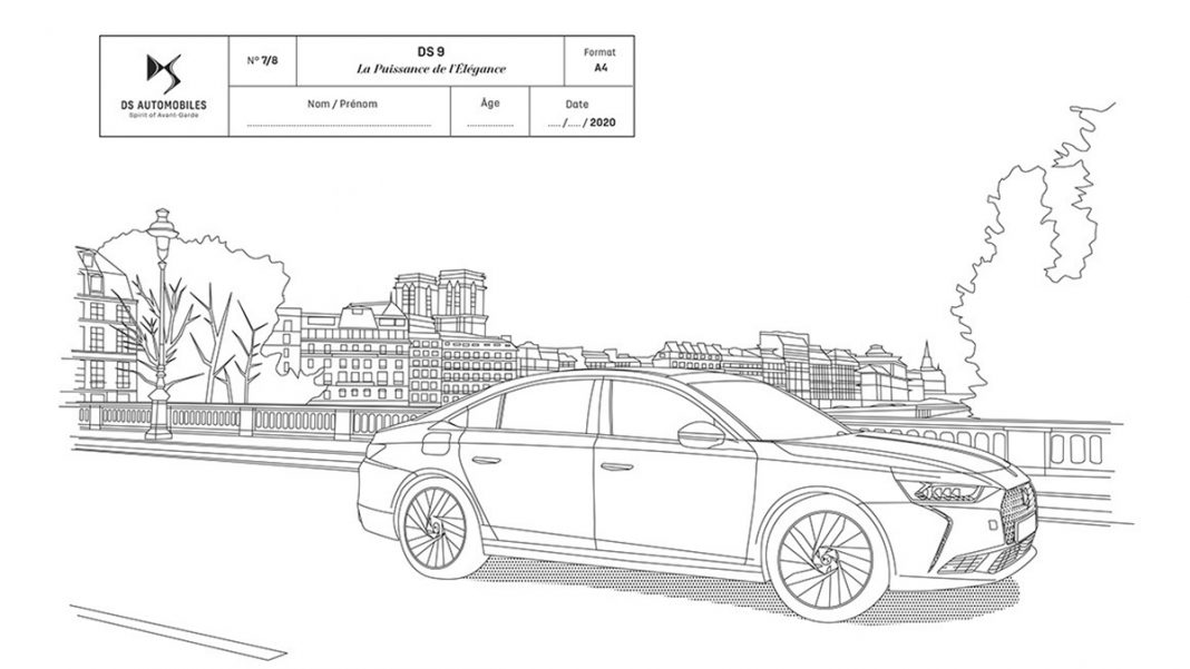 Confinement : DS Automobiles crée huit dessins à colorier