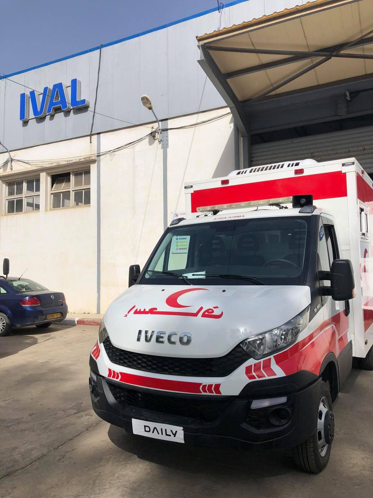 IVAL / IVECO - Livraison d’Ambulances à destination d’entreprises économiques et institutions partenaires