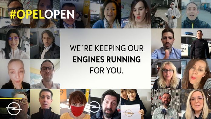 #OpelOpen - les concessionnaires et employés Opel montrent leur engagement envers les clients Opel