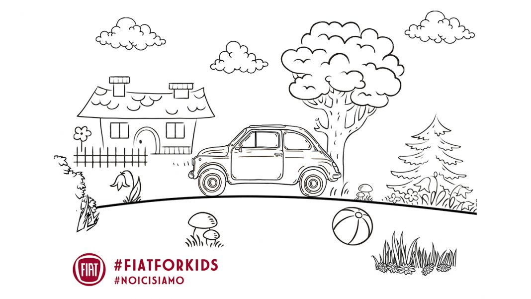 #fiatforkids - Fiat lance son cahier de coloriage 500, en pensant aux jeunes enfants