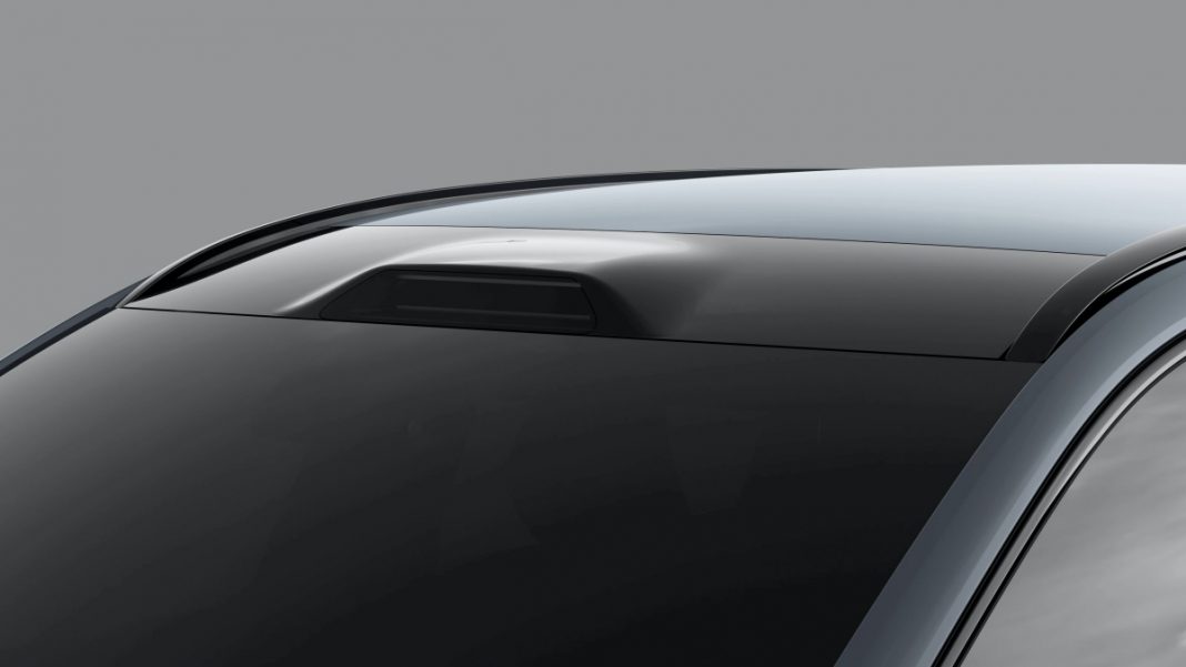 Volvo - Luminar roofline LiDAR integration