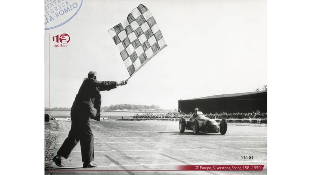 GP Europe, Silverstone, Farina, 158 - 1950