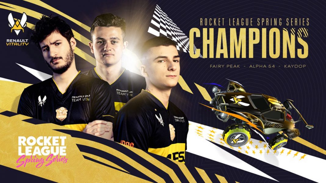 L’équipe Renault Vitality sacrée championne d’Europe Rocket League des EU Spring Series