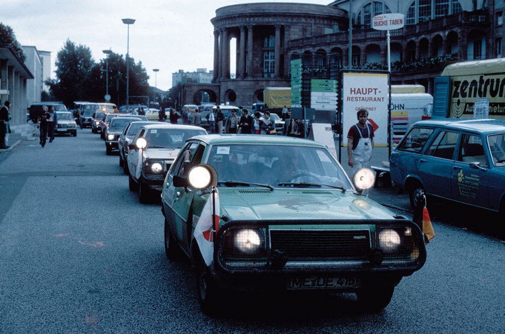 Mazda 323 Long distance drive - Hiroshima Frankfurt, 1977