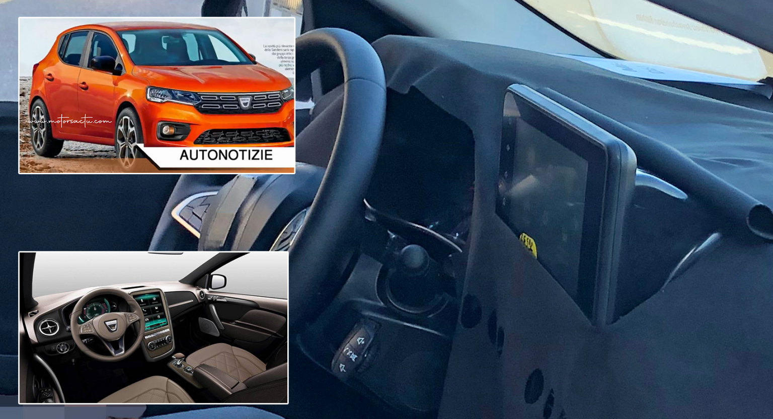 Nouvelle Dacia Sandero 2021 intérieur