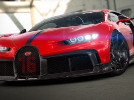 Plus de 2,4 millions d’essais virtuels de la Bugatti Chiron Pur Sport