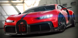Plus de 2,4 millions d’essais virtuels de la Bugatti Chiron Pur Sport