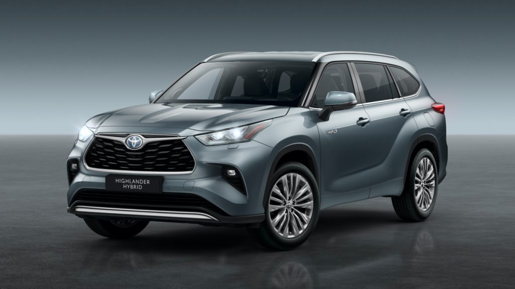 Toyota Highlander hybride sept places lancé en Europe Toyota Highlander hybride sept places