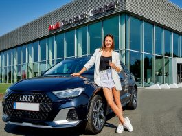 Audi partenaire de la gymnaste Nina Derwael