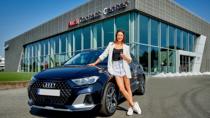 Audi partenaire de la gymnaste Nina Derwael