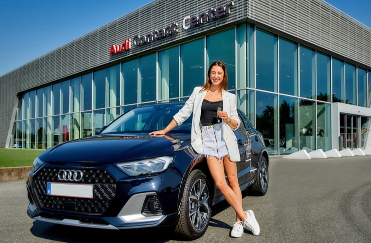 Audi partenaire de la gymnaste Nina Derwael