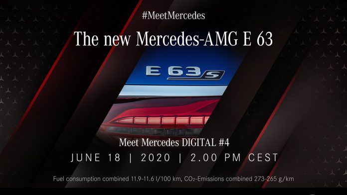 La nouvelle Mercedes-AMG E 63 4MATIC+ en première mondiale numérique ce 18 juin