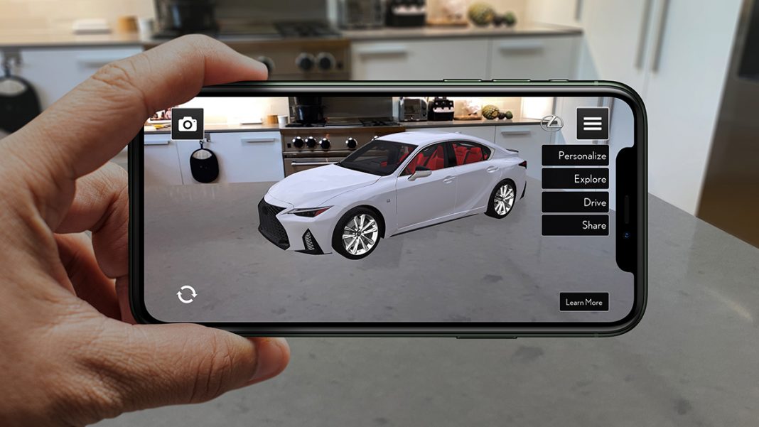 Lexus dévoile son application de réalité augmentée à l’occasion du lancement de la nouvelle IS 2021