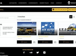 Renault Sport - plateforme communautaire