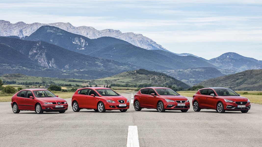 Les 4 générations de SEAT Leon racontent une histoire d'innovation qui s'étend sur plus de 20 ans