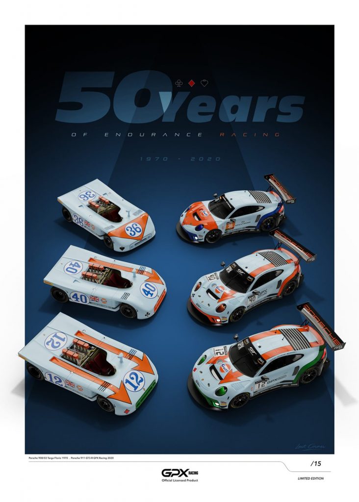 Porsche GPX Racing se prépare à aligner trois Porsche 911 GT3 R pour le cinquantenaire