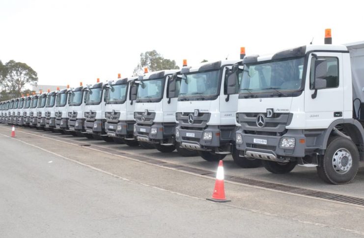 Livraison de 282 camions Mercedes-Benz fabriqués par SPA SAPPL-Rouiba