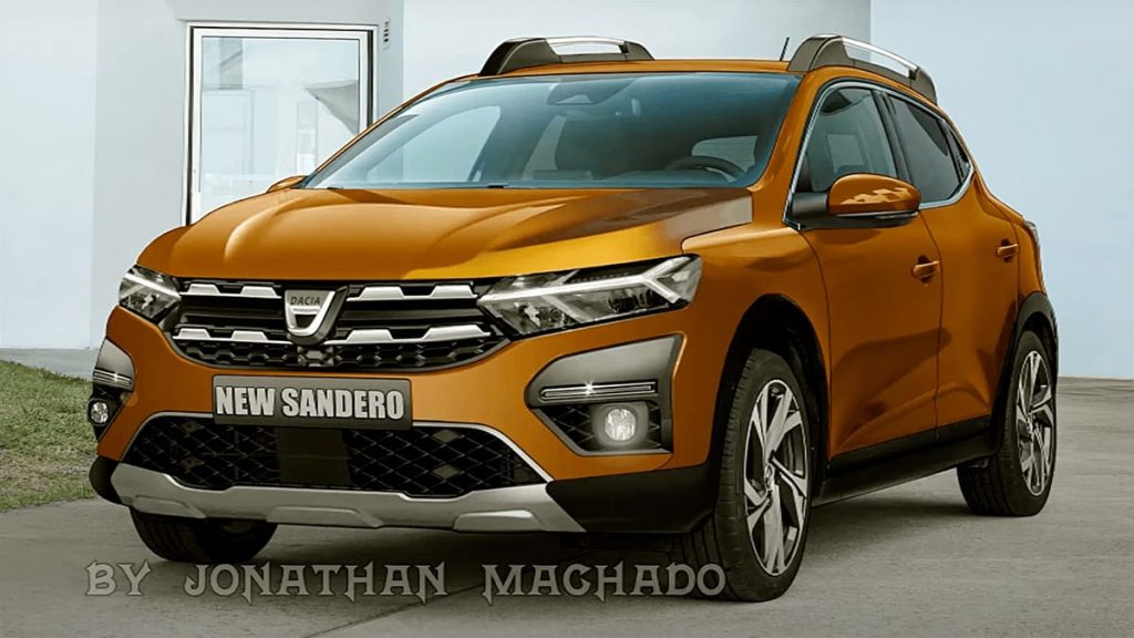 Nouvelle Dacia Sandero 2021 illustration ©jonathan machado