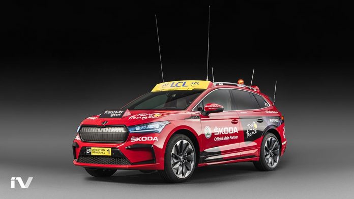 Skoda ENYAQ iV au Tour de France 2020