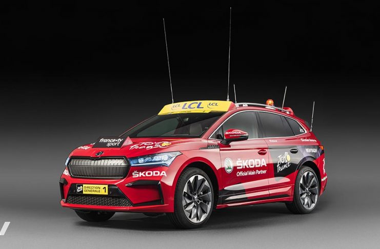 Skoda ENYAQ iV au Tour de France 2020
