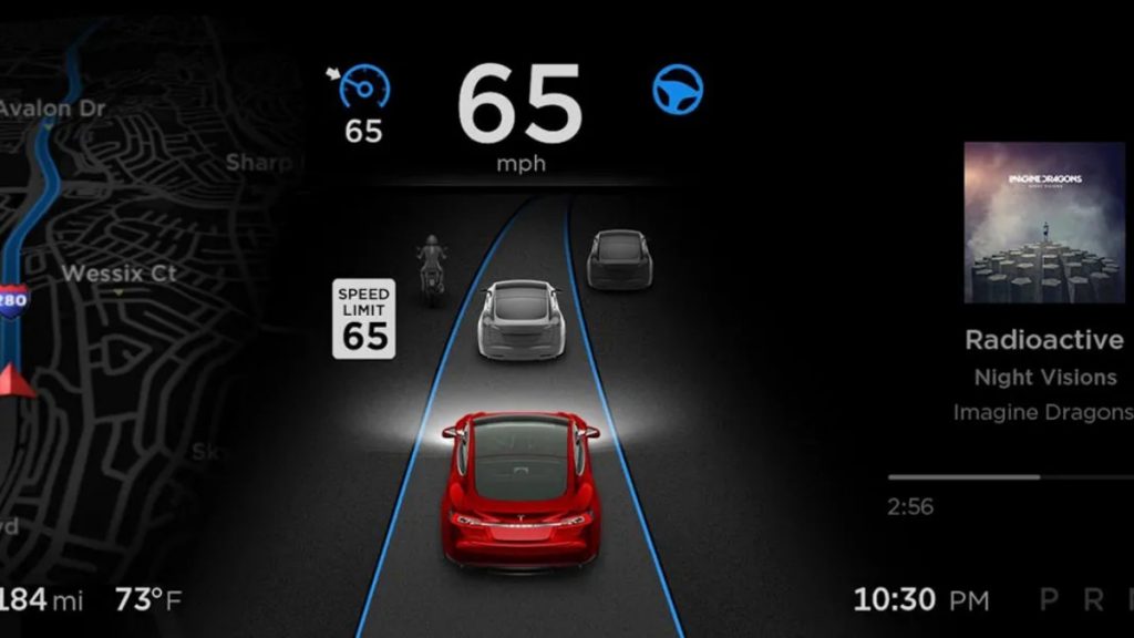 Tesla Software : détection des panneaux de limitation de vitesse incluse Tesla-software