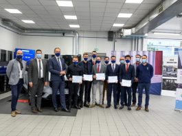 La première promotion de la classe Volvo Cars du GARAC diplômée