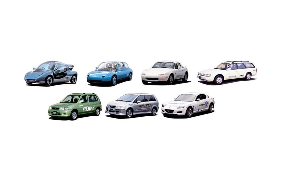 Mazda Hydrogen Lineup 2003