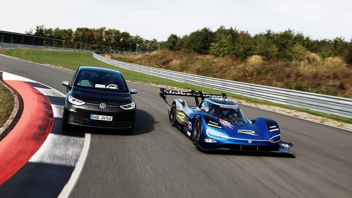 Le pilote Romain Dumas retrouvera la Volkswagen ID.R à la Goodwood SpeedWeek