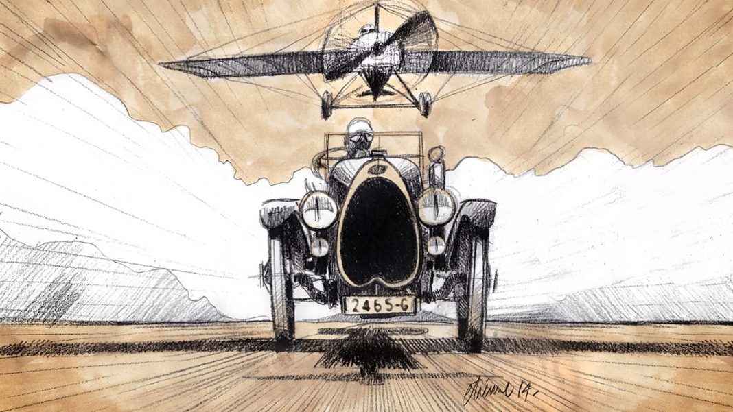 Les risque-tout chez Bugatti – entre l’avion et la voiture de course