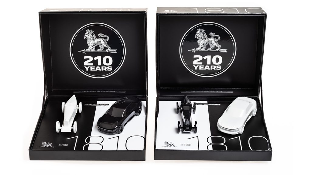 PEUGEOT commercialise un coffret de miniatures collector en hommage à ses 210 ans