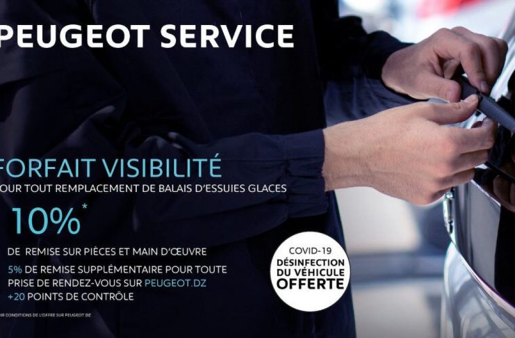 Peugeot Algérie, jusqu'à 15% de remise sur le forfait visibilité