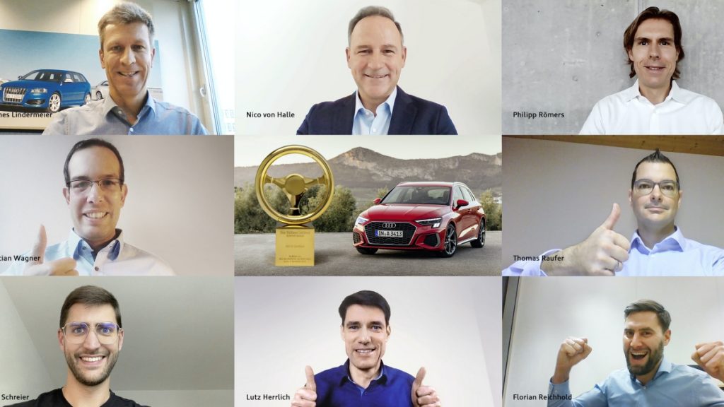 L’Audi A3 Sportback remporte le « Golden Steering Wheel » sur le segment des compactes A3 Sportback