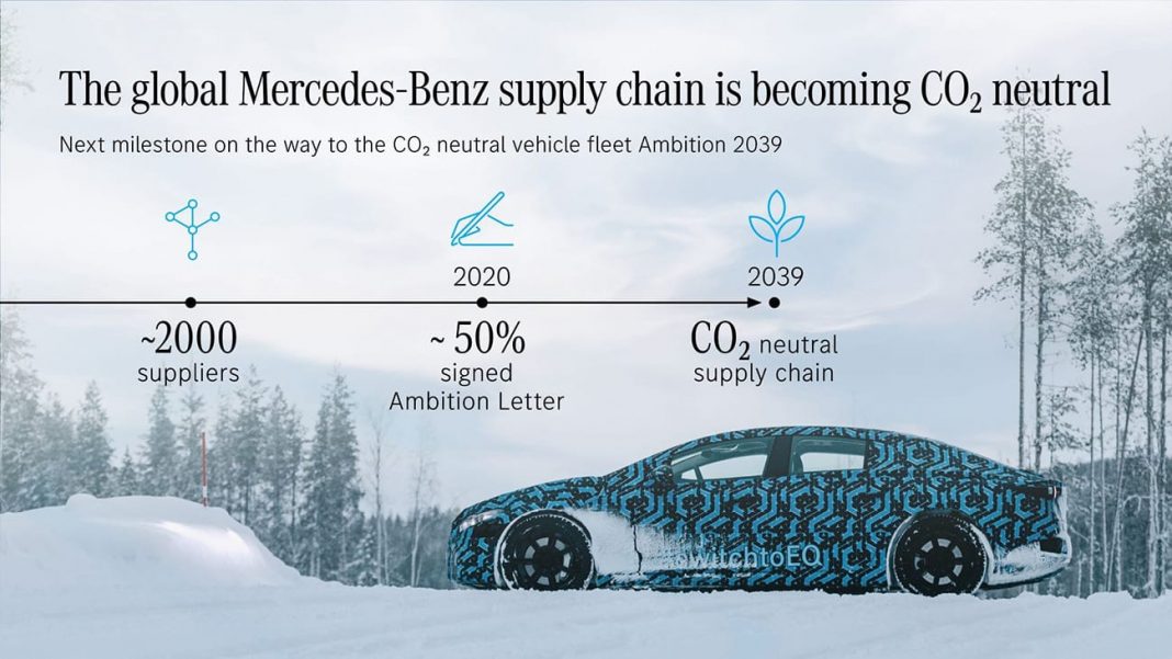 Ambition 2039 : la chaîne d'approvisionnement mondiale de Mercedes-Benz devient neutre en CO2
