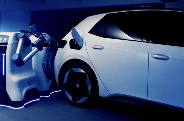 Volkswagen - robot de charge mobile
