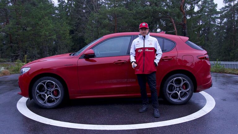 Kimi Räikkönen choisit un Alfa Romeo Stelvio pour sa vie en dehors des circuits Kimi Raikkonen - Alfa Romeo Stelvio