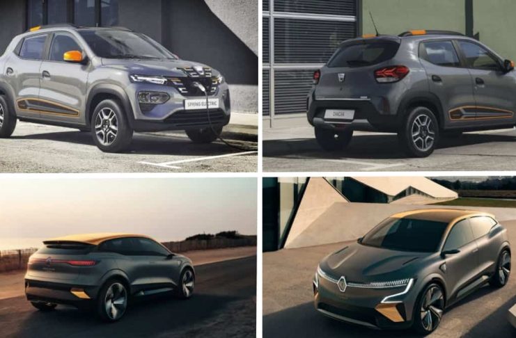 Dacia Spring - Renault Mégane eVision