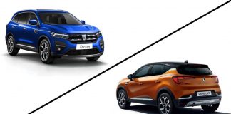 Dacia Duster vs Renault Captur