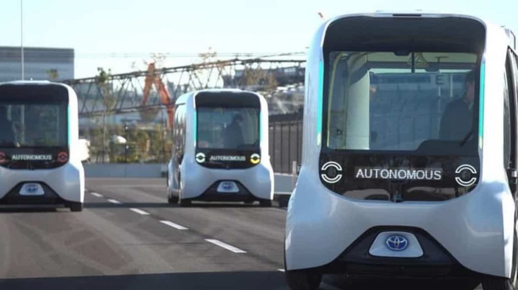 Toyota présente l’e-Palette, solution de mobilité multimodale autonome Toyota e-Palette