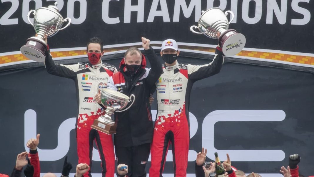 Sébastien Ogier et Julien Ingrassia - Champions du Monde des Rallyes 2020 avec la Toyota Yaris