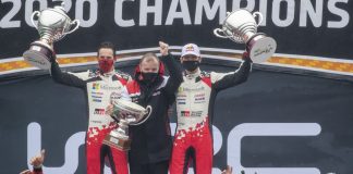 Sébastien Ogier et Julien Ingrassia - Champions du Monde des Rallyes 2020 avec la Toyota Yaris