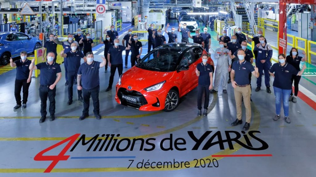 Toyota Valenciennes franchit le cap des 4 millions de Yaris produites Toyota Yaris