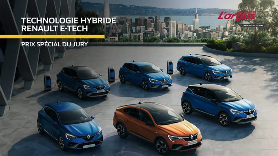 La technologie E-Tech Hybride révolutionnaire de Renault mise à l’honneur lors des trophées de l’Argus 2021