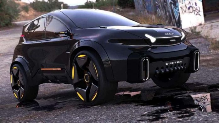 Dacia Duster Sport EV rendu - crédit photo Ticarat Alexandru-Calin