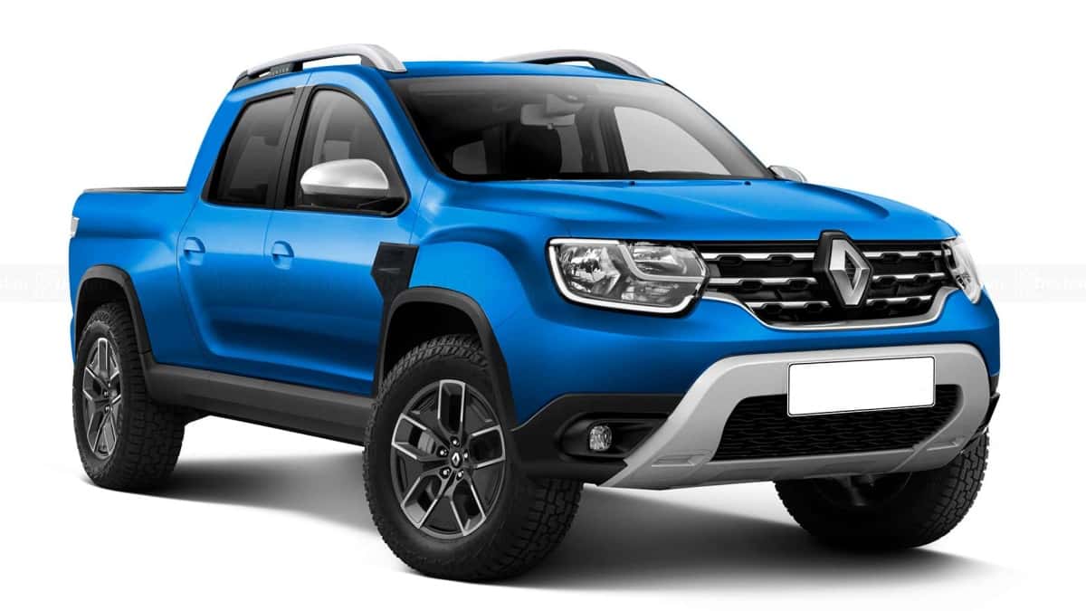 Dacia Duster  pick up 2022  un nouveau  rendu d une version 