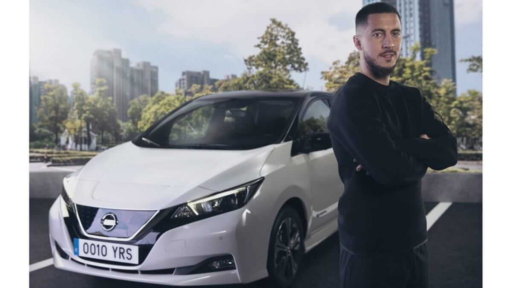 Le footballeur Eden Hazard rejoint le mouvement #ElectrifyTheWorld de Nissan