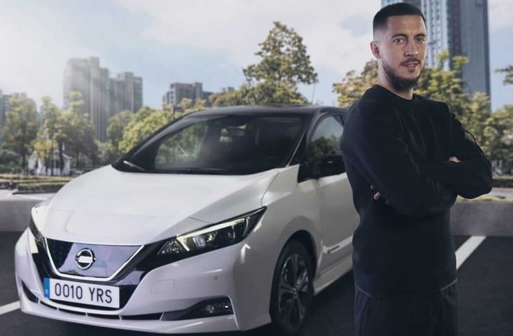 Le footballeur Eden Hazard rejoint le mouvement #ElectrifyTheWorld de Nissan
