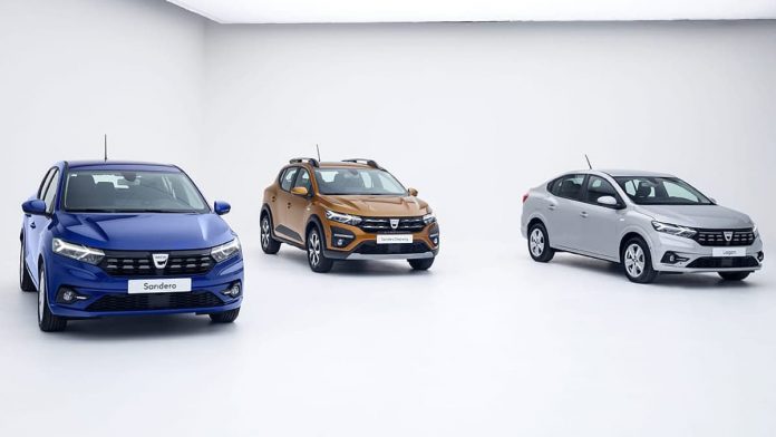 Dacia Sandero, Sandero Stepway et Logan