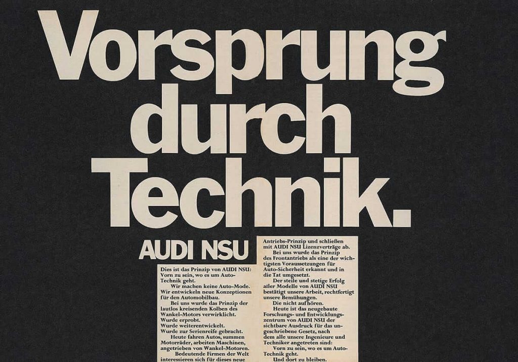 Audi fête les 50 ans du -Vorsprung durch Technik